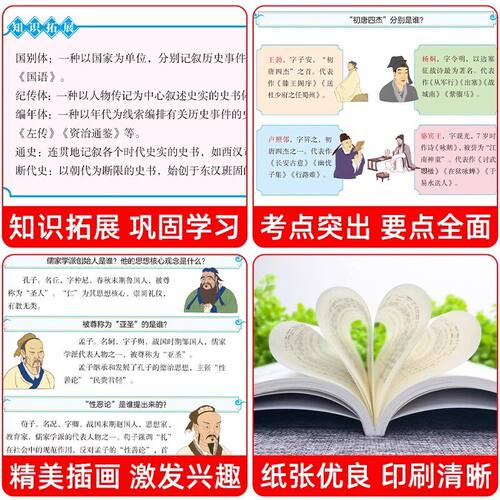 【抖音同款】文化常识千问正版 百科常识全书漫画中国古代传统文学常识国学经典学生语文学习书籍含历史成语诗词作文素材提分技巧 - 图1