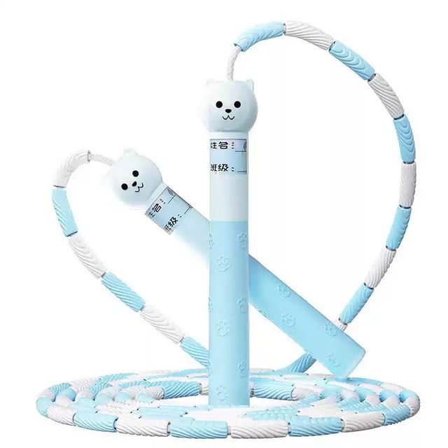 Children's bamboo skipping rope for beginners, fitness skipping rope for primary school students, sporting goods that can be signed