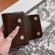 Korean version of high-looking coin purse, anti-lost, light luxury, small eyes, short wallet, thin zipper, hidden line, coin card holder bag