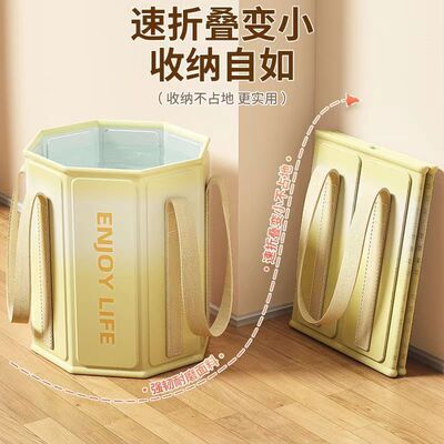 家用泡脚桶过小腿可折叠高深足浴桶泡脚神器便携式泡脚盆养生保温