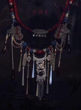【项链·傩】新中式国风串珠项链多层叠戴流苏设计感高级精致饰品