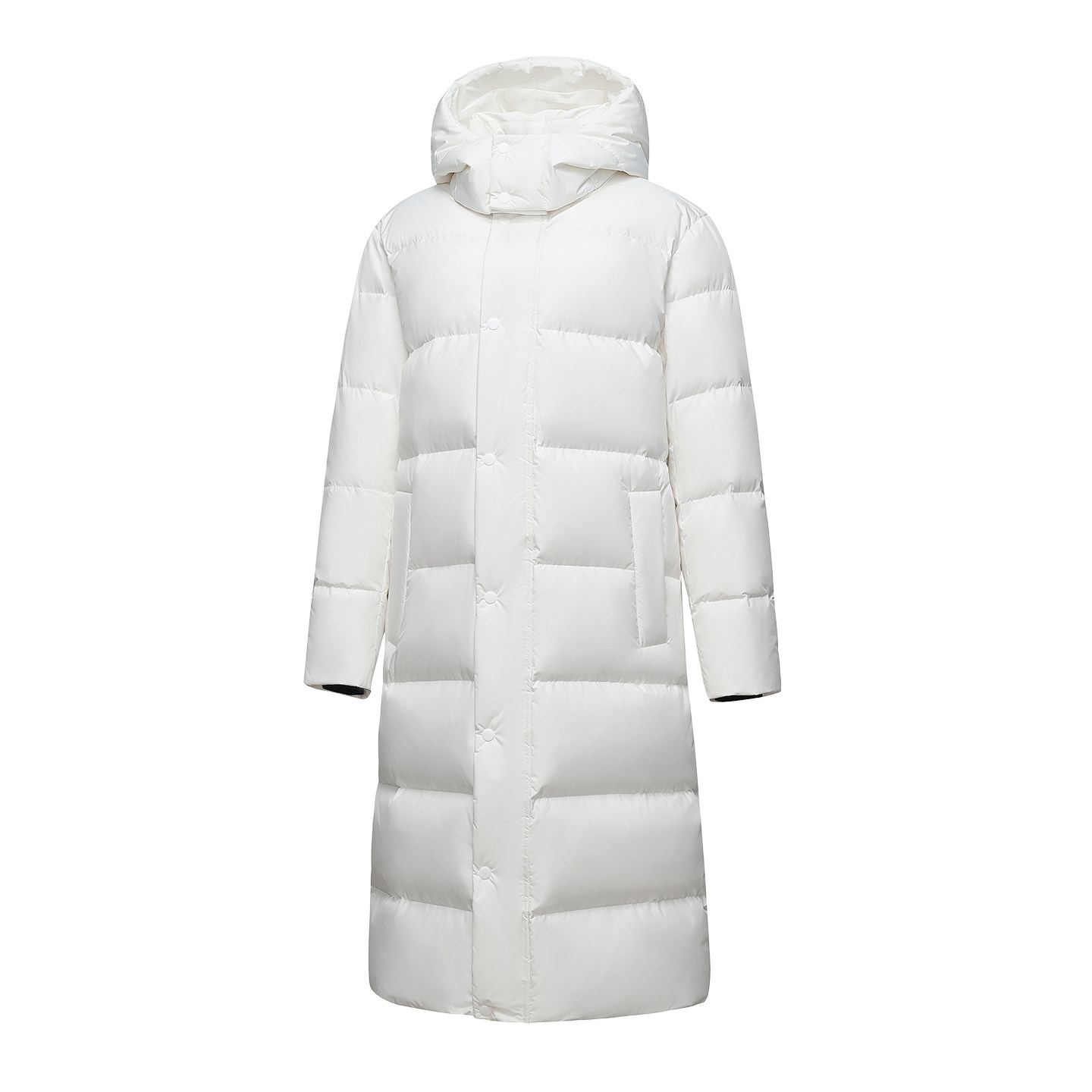 羽绒服OVJF2025新款男女中长款过膝保暖户外冬季连帽防寒防风外套,淘宝优惠券,粉丝福利购,淘宝优惠卷