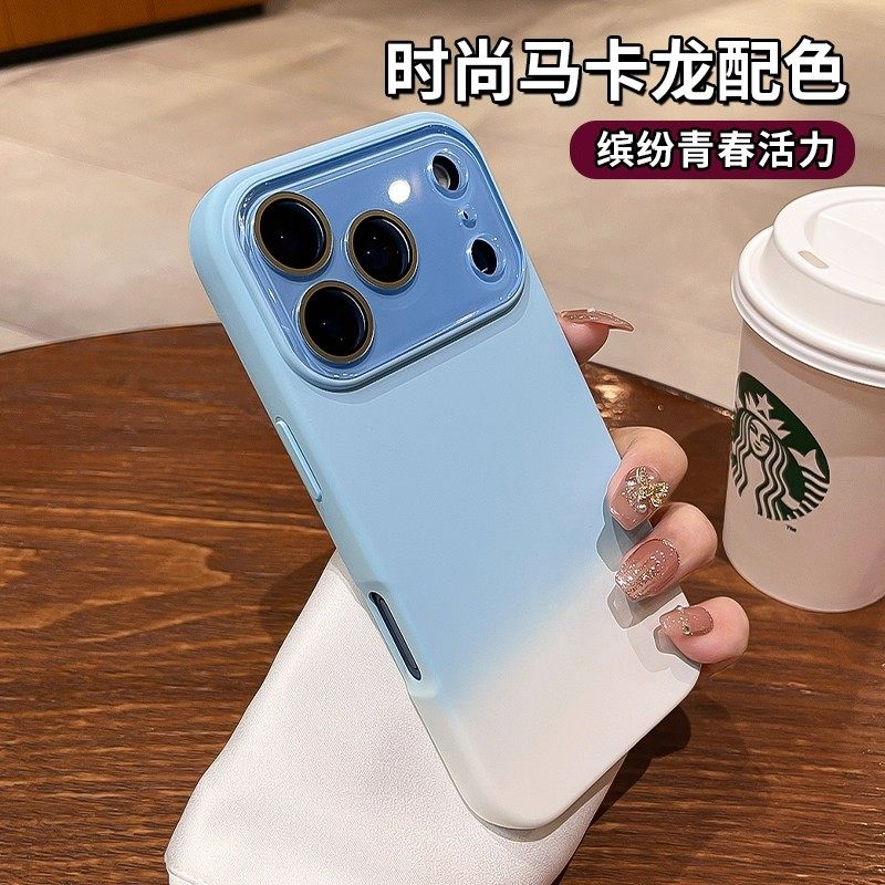 晕染渐变果冻色适用苹果17promax手机壳iphone17pro新款带镜头膜16软硅胶保护套15por全包防摔14pm外壳ip女款,淘宝优惠券,粉丝福利购,淘宝优惠卷