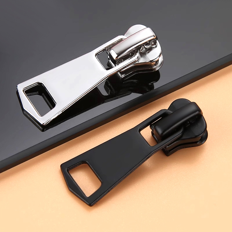 万能通用拉链头配件羽绒服替换拉链扣拉头校服外套树脂金属拉锁头 - 图3