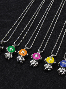 潮牌嘻哈朋克项链吊坠毛衣链配饰