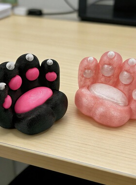 装饰摆件超萌猫爪手机支架软萌肉垫治愈系摆件稳固支撑便携实用