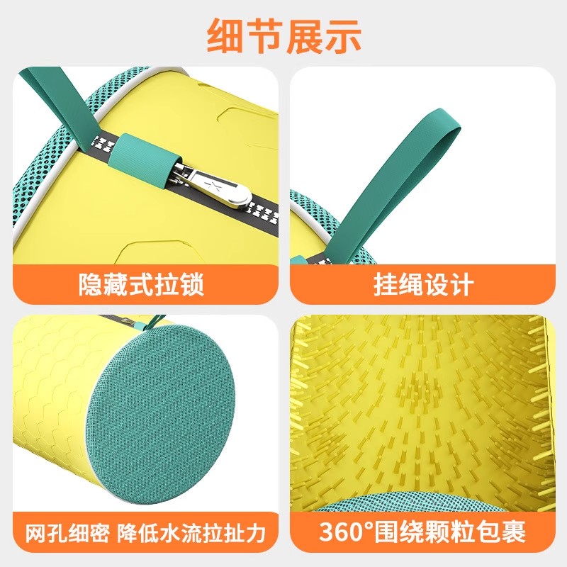 洗衣机专用洗鞋袋懒人防变形护洗袋家用加厚鞋刷洗鞋神器鞋子机洗 - 图3