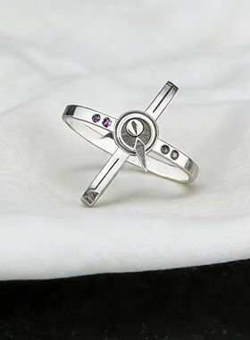 时光代理人刘枭操纵者戒指项链吊坠配饰动漫周边简约百搭精美指环