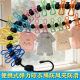 Retractable punch-free windproof clothesline