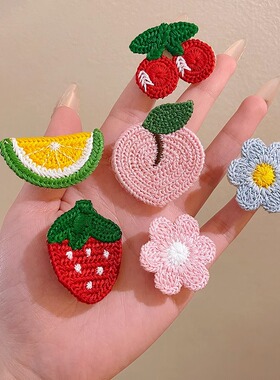 卡通魔术贴儿童女前额刘海贴婴儿不伤发胎毛发夹宝宝碎发神器头饰