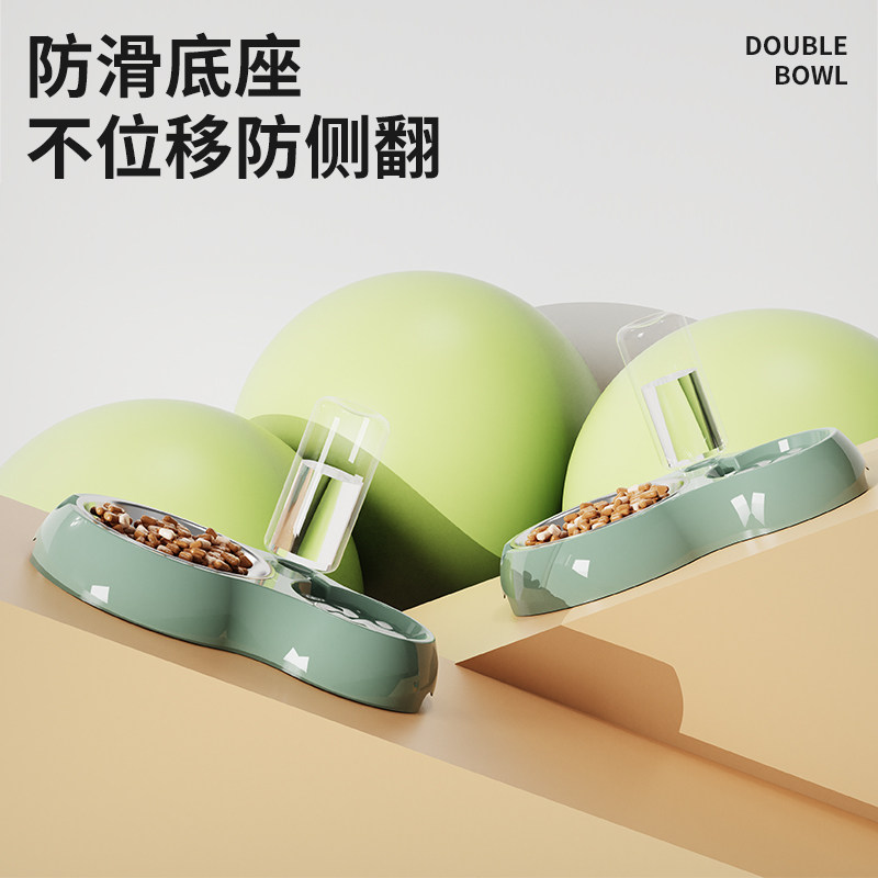 狗碗狗盆猫碗双碗自动饮水一体狗狗食盆水碗宠物饭盆猫咪用品大全,淘宝优惠券,粉丝福利购,淘宝优惠卷