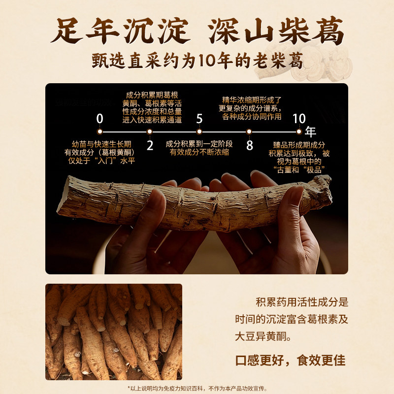 破壁野生葛根粉正品旗舰店天然柴葛粉早餐代餐纯正破壁无蔗糖天然,淘宝优惠券,粉丝福利购,淘宝优惠卷