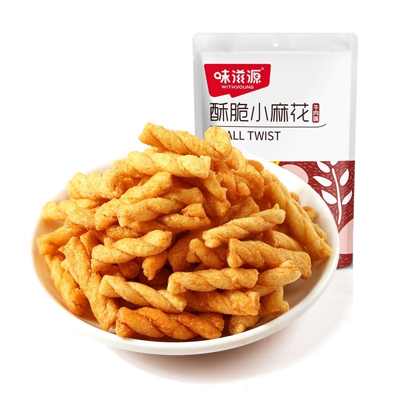 牛肉味小麻花海苔味小麻花炭烤牛肉味山药薄片