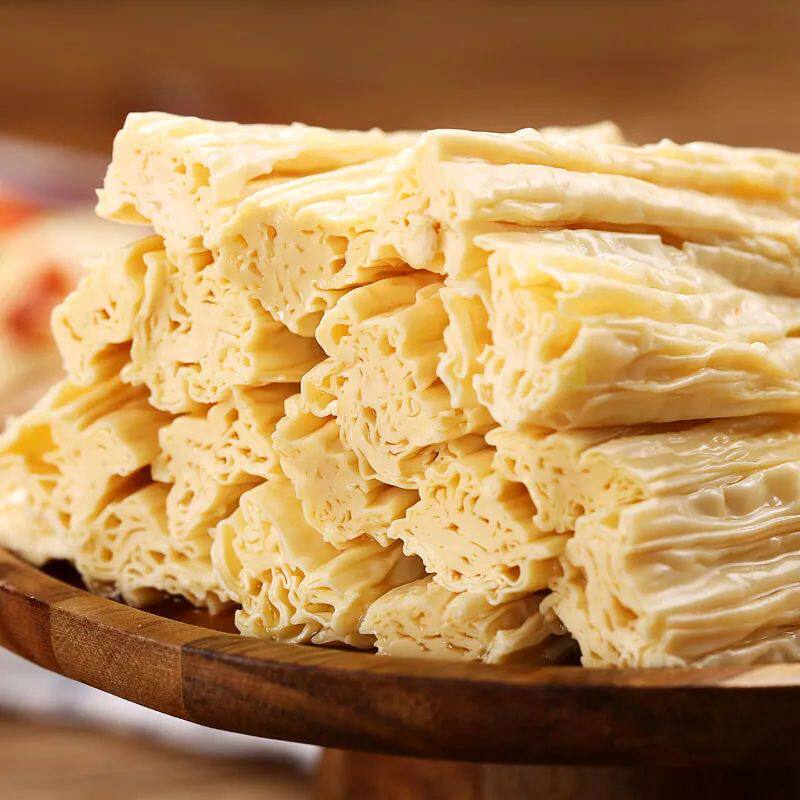 果劲道腐竹段手工精选大黄豆香浓郁涮火锅凉拌商用豆皮煲汤头层