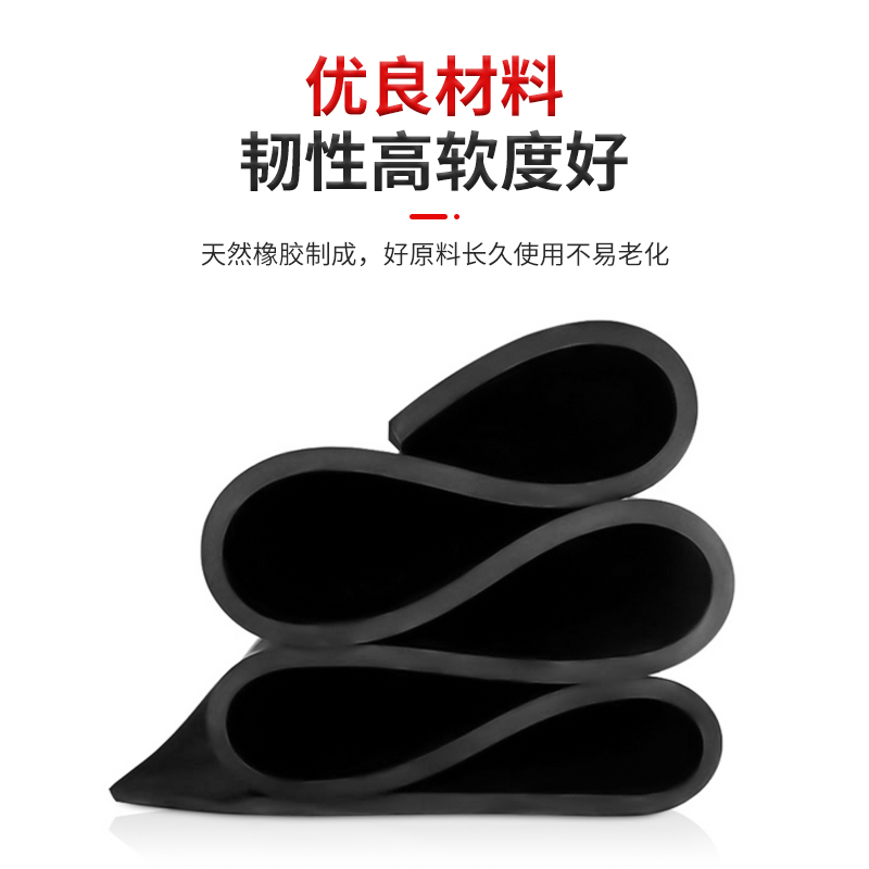 橡胶垫耐油耐磨防滑橡胶板黑色绝缘垫加厚减震10kv工业胶皮3mm5mm-图2