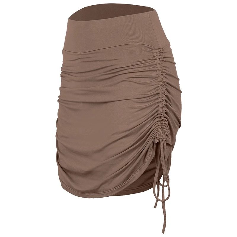 夏季瑜伽运动短裙女速干裙防走光跑步健身裤裙大码半身包臀裙抽绳,淘宝优惠券,粉丝福利购,淘宝优惠卷