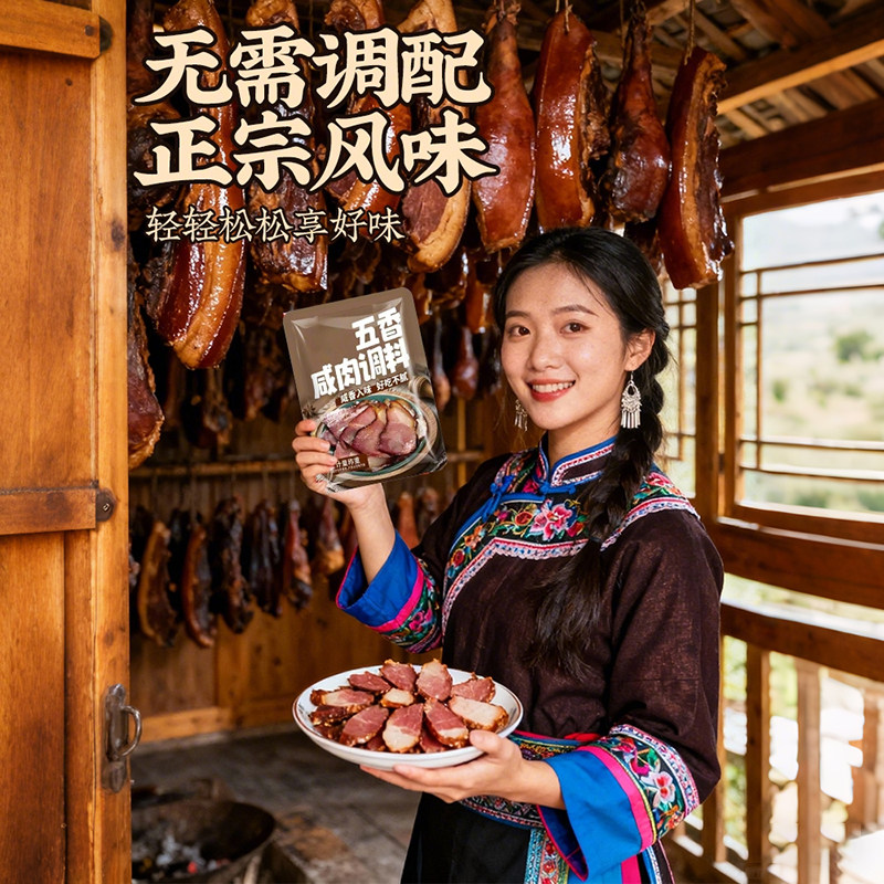 正宗五香咸肉腌料腌鸡鸭腌鱼排骨香肠调料腌肉料调味料烧烤腌制,淘宝优惠券,粉丝福利购,淘宝优惠卷