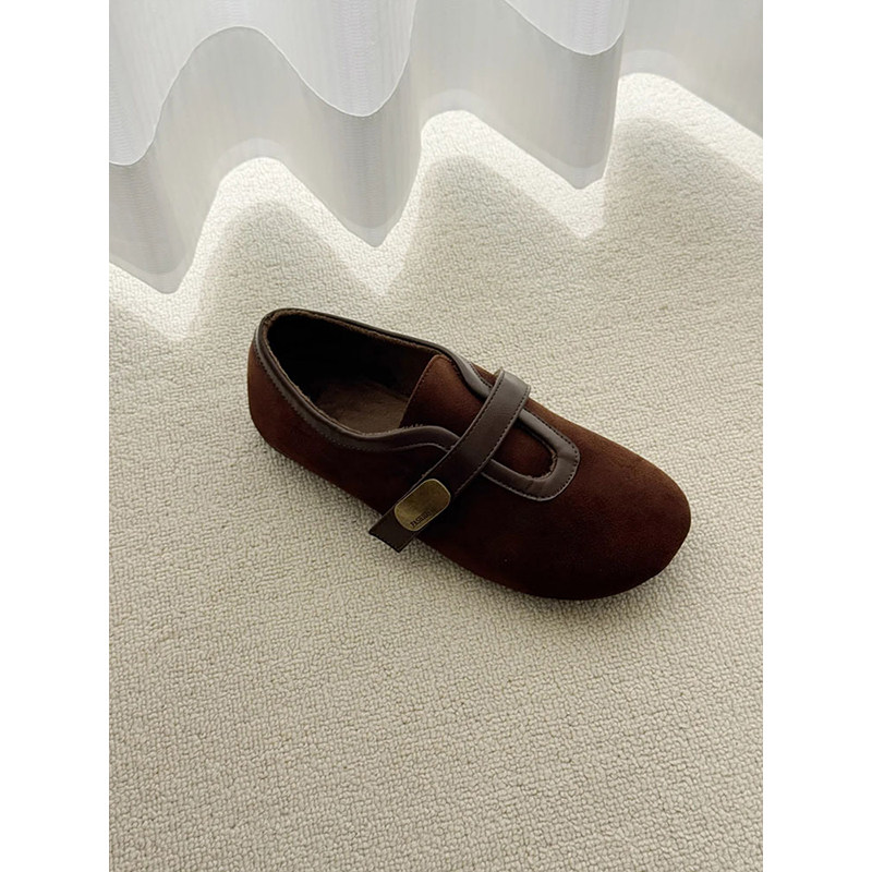 内增高5cm复古百搭毛毛鞋女2025秋冬新款魔术贴加绒玛丽珍鞋平底,淘宝优惠券,粉丝福利购,淘宝优惠卷