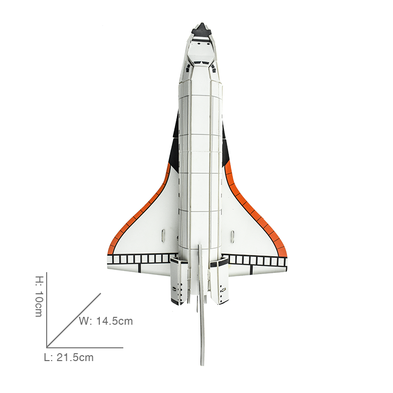 儿童3d立体拼图益智拼装玩具航天飞机DIY手工模型动手能力