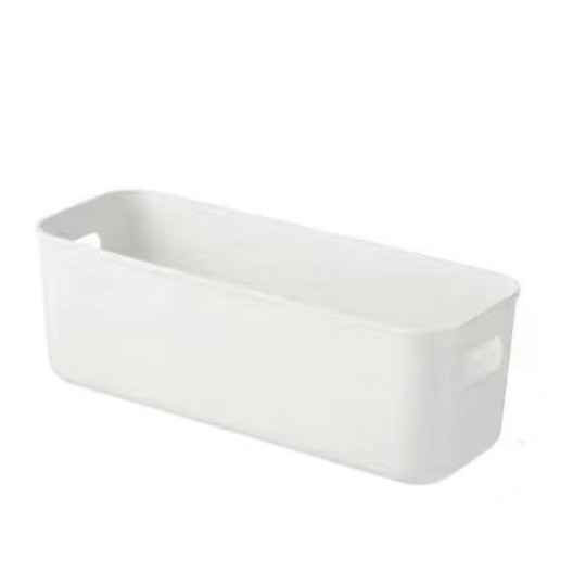 2 stacked rectangular storage boxes