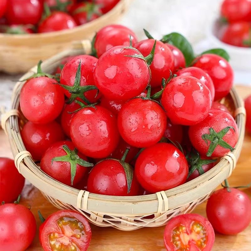 新鲜现摘圣女果千禧小番茄广西当季水果农家自种自然熟樱桃小番茄,淘宝优惠券,粉丝福利购,淘宝优惠卷