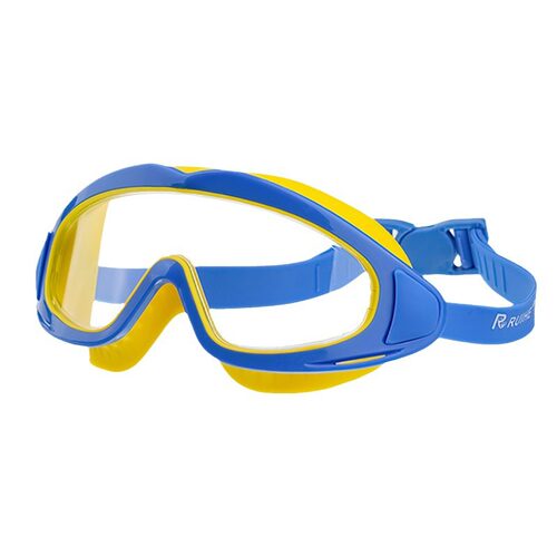 批发新款儿童大框泳镜 防水防雾高清透明儿童连体硅胶游泳培训 - 图2