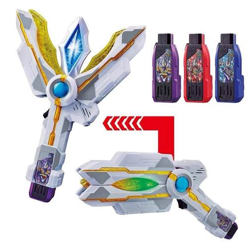 特利迦变身器奥特胜利神光棒闪耀之剑圆环之臂腰带武器玩具曼儿童 - 图0