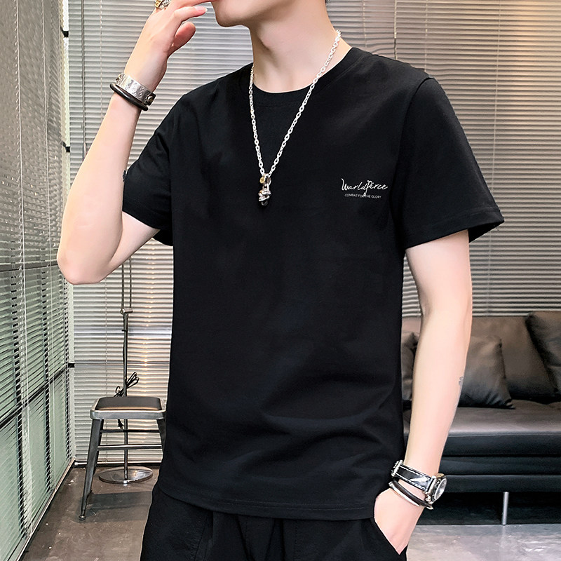 男士纯棉冰丝短袖2022夏季新款t恤 天天特卖工厂店T恤