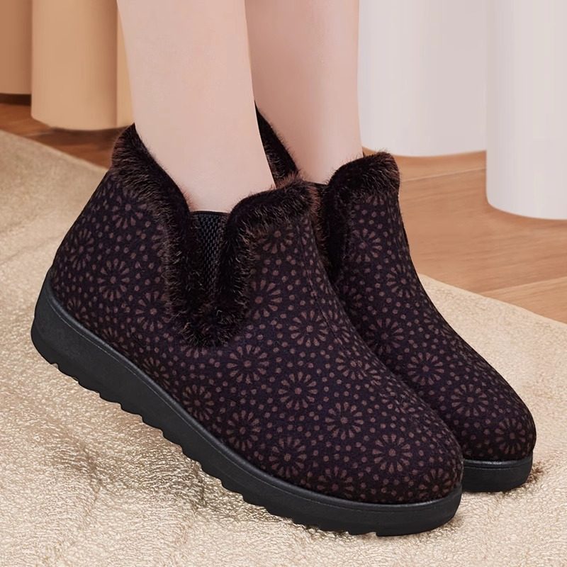 老北京布鞋女冬加绒保暖防滑羊毛妈妈棉靴软底老人棉鞋平底老年人,淘宝优惠券,粉丝福利购,淘宝优惠卷