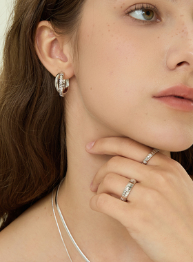 ARSIS自由搭配蛇骨戒指新款时尚百搭开口指环轻奢小众精致高级