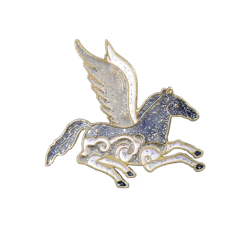 设计感创意立体生肖马胸针 小众动物衣服别针卡通独角兽胸花配饰,淘宝优惠券,粉丝福利购,淘宝优惠卷