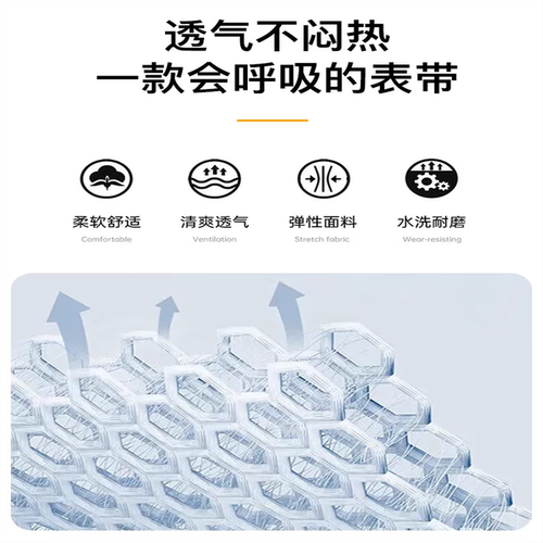 适用于华为GT4手表带GT5尼龙GT6编制GT2磁吸扣watch3Pro透气runner柔软Buds荣耀magic2防水5ultra运动GS4腕带 - 图3