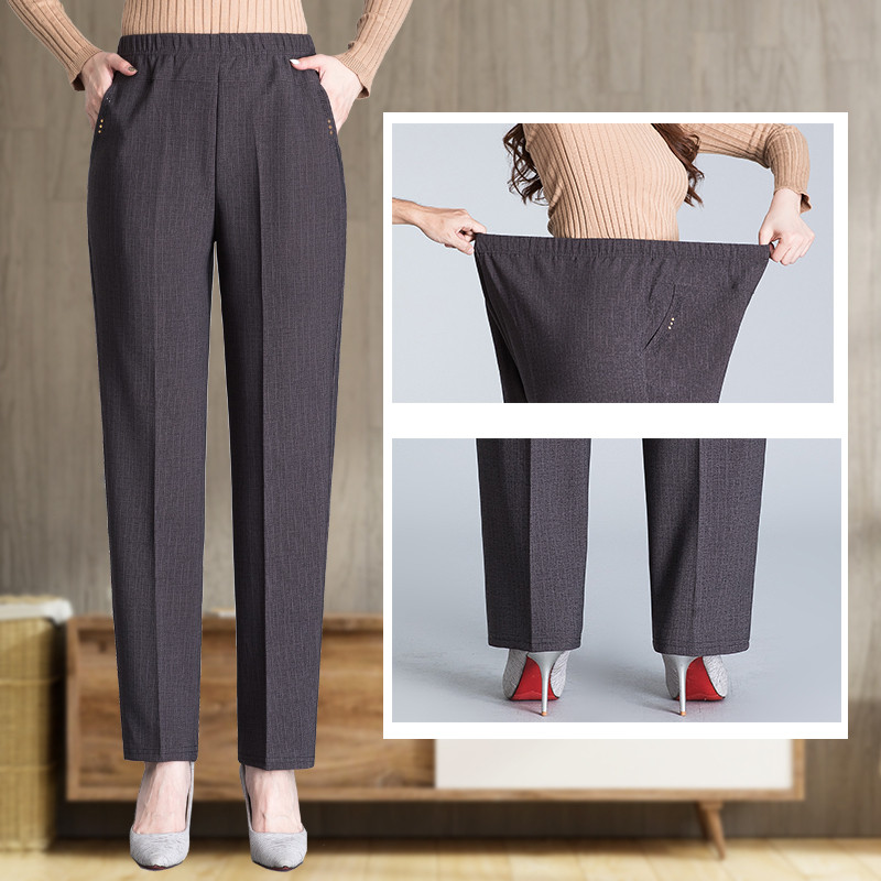 中老年大码秋冬妈妈裤子冬装长裤加绒外穿老年人裤子女宽松奶奶裤,淘宝优惠券,粉丝福利购,淘宝优惠卷