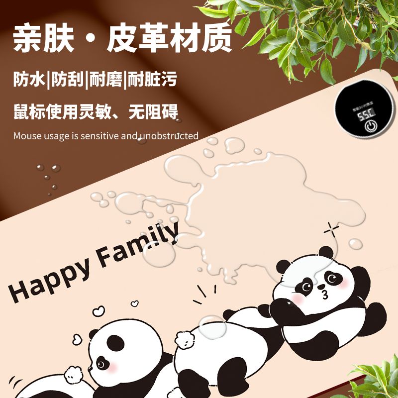 加热鼠标垫桌垫办公室学生保暖冬季电热开关暖手小尺寸超小防水 - 图2