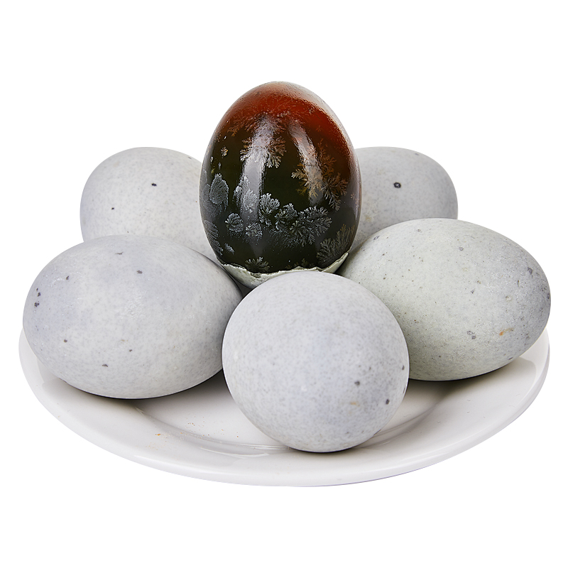 松花皮蛋湖北特产20枚不麻不涩无铅溏心现剥既食农场直发工艺花蛋