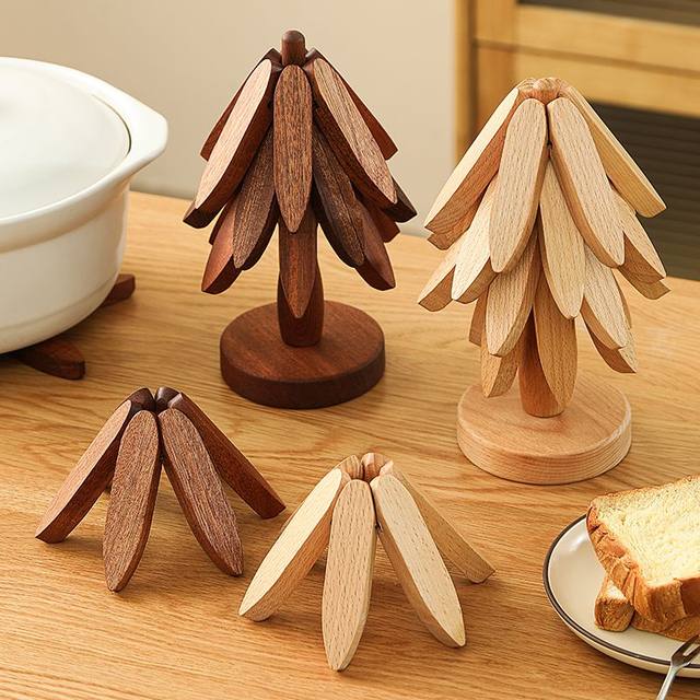 Insulation pad A tree anti-scalding pad Dining table insulation pad