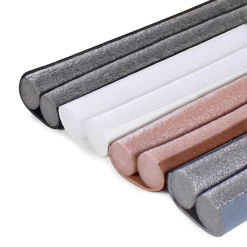 门底门缝密封条房门缝隙隔音胶条皮革挡风神器门边防水贴条防风条 - 图3