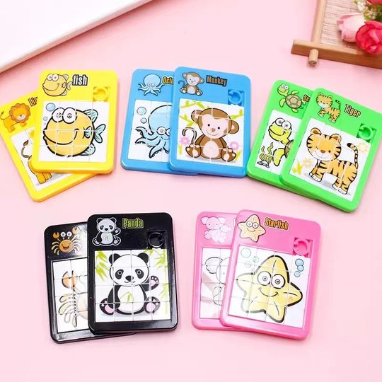 Animal Huarong Road Children's Mobile Sliding Puzzle