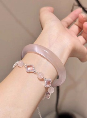 四叶草手链手镯女送女友