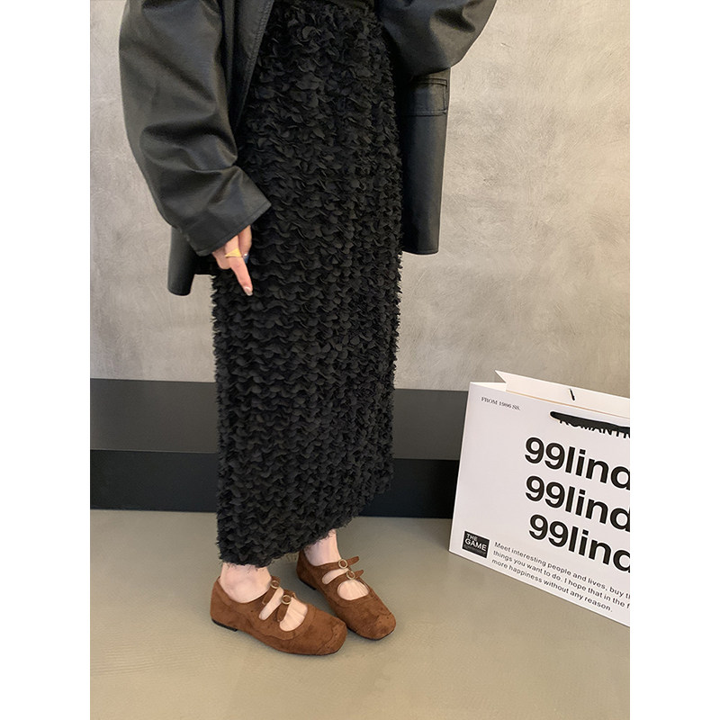 复古棕色方头玛丽珍鞋芭蕾舞鞋女2025新款法式浅口单鞋女鞋子平底,淘宝优惠券,粉丝福利购,淘宝优惠卷