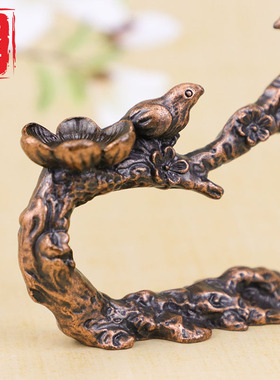 喜上枝头梅枝可搭配倒流香塔香新中式梅花香炉装饰摆件