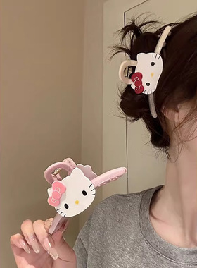 韩版卡通三丽鸥Kitty抓夹后脑勺