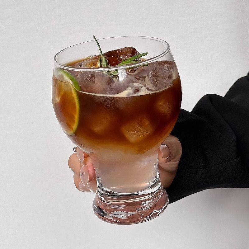 高级玻璃果汁套装家用大容量创意高档无铅玻璃杯果汁年轻人 高级玻璃果汁套装家用大容量创意高档无铅玻璃杯果汁年轻人