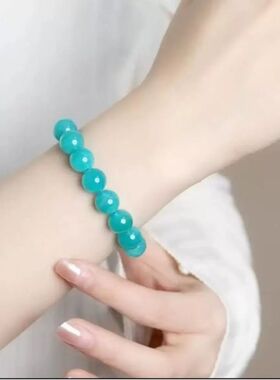 莫桑比克老矿料天河石手链