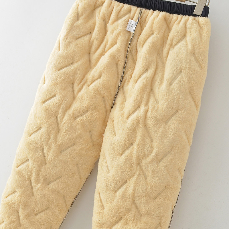 妈妈冬季羊羔绒棉裤加厚保暖中老年人加绒裤子冬装奶奶女裤黑色,淘宝优惠券,粉丝福利购,淘宝优惠卷