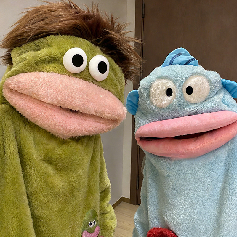 亲子一家子丑萌搞怪连体儿童睡衣保暖丑鱼大嘴怪男女童冬季珊瑚绒,淘宝优惠券,粉丝福利购,淘宝优惠卷