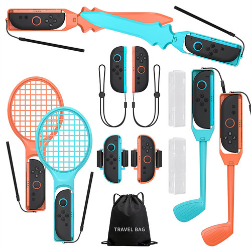 适用19-in-1Switch2代运动套装体感赛车方向盘配件组合游戏运动十三合一 - 图3