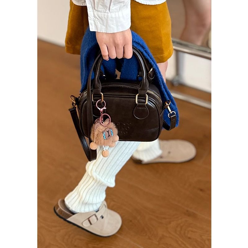 Ibrahimovic niche bowling bag women's 2025 new high-end autumn and winter women's bag single shoulder crossbody bag wallet