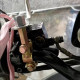 ລົດໄຟຟ້າ canopy mirror base iron bracket parasol reflector base accessories rearview mirror mirror base holder