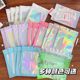 Laser colorful self-sealing bags with various colors and convenient storage